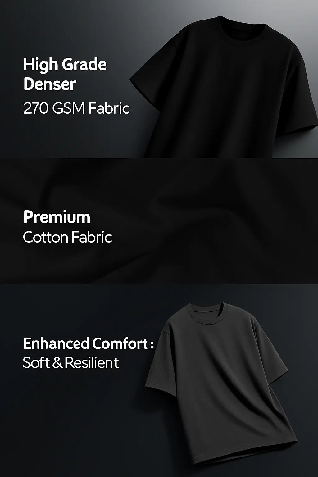 Black Oversized T-shirt with "Basketball Dunk Silhouette"