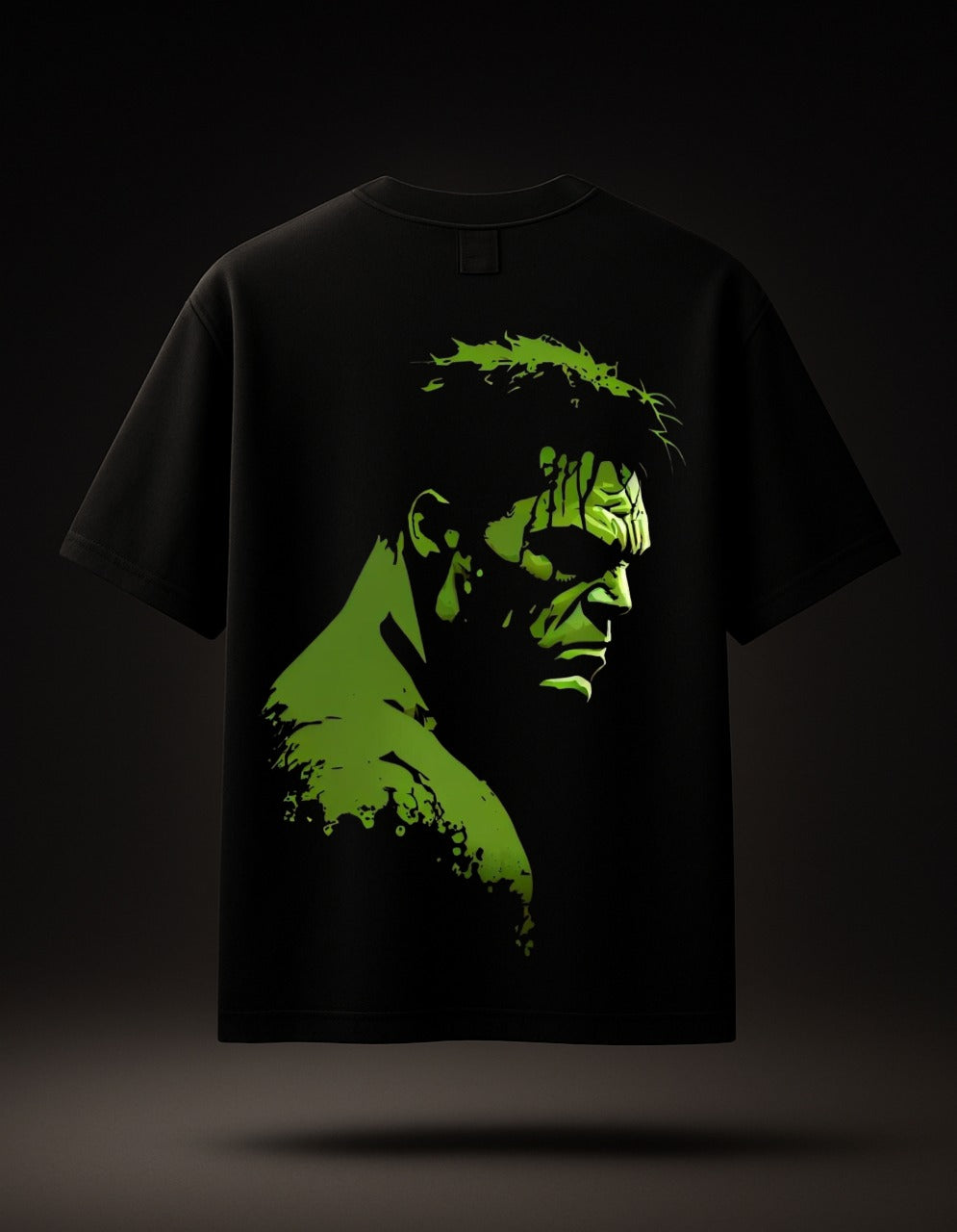 Hulk Black Oversized Tee